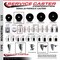 Service Caster 3.5'' Phenolic Wheel Swivel 7/16'' Grip Ring Stem Caster with Brake SCC-GR20S3514-PHS-PLB-716138 - alternate 3